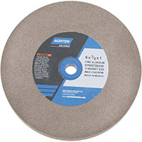 Norton 100 Grit Aluminum Oxide Fine Grade Bench and Pedestal Grinding Wheel (75941245)