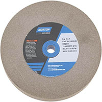 Norton 100 Grit Aluminum Oxide Fine Grade Bench and Pedestal Grinding Wheel (75941286)