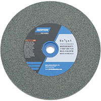 Norton 60 Grit Silicon Carbide Medium Grade Bench and Pedestal Grinding Wheel (75942136)