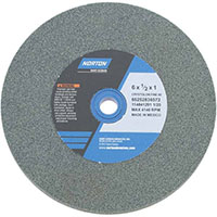 Norton 80 Grit Silicon Carbide Medium Grade Bench and Pedestal Grinding Wheel (75942144)