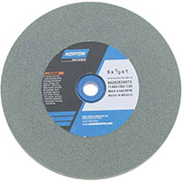 Norton 120 Grit Silicon Carbide Fine Grade Bench and Pedestal Grinding Wheel (75942151)