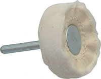 2 Inch (in) Diameter and 3/4 Inch (in) Thickness Loose Sewn Mounted Buffing Wheel (77750263)