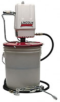 Lincoln Grease Lubrication Aluminum Air-Operated Pump for 25 to 50 Pound (lb) (Drum) and 35 to 50 Pound (lb) (Pail) Container (81455420)