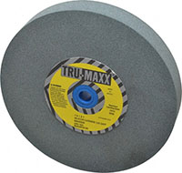 Tru-Maxx 120 Grit Silicon Carbide Fine Grade Vitrified Bond Bench and Pedestal Grinding Wheel (85642528)