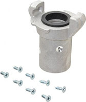 EVER-TITE® 1-1/2 Inch (in) Outside Diameter (OD) Coupling Sandblaster Aluminum Hose End (93466001)