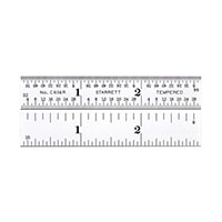 Starrett EDP 56466 - C604R-3, 3 Inch (in) Size Graduations Steel Ruler