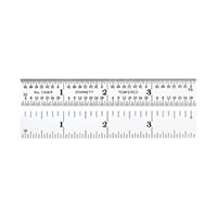 Starrett EDP 56467 - C604R-4, 4 Inch (in) Size Graduations, Steel Ruler