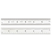 Starrett EDP 52688 - 11-437-1 C607R-6 , 6 Inch (in) Size Graduations Steel Ruler