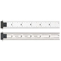 Starrett EDP 52665 - 11-434-8 CD604R-6, 6 Inch (in) Size GraduationsSteel Ruler