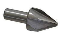 60 Degree Angle and 1-1/2 Inch (in) Size High Speed Steel (HSS) 6 Flute Chatterless Countersink