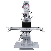 GANESH GMV-1F 9 x 42 Inch (in) Precision Milling Machine, with Newall/Fagor 3-Axis DRO, X, Y and Z-Axis Power feeds and Air-Power Drawbar (GMV-1-P2)