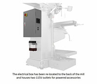 JET JTM-949EVS Milling Machine with 3-Axis (Knee) ACU-RITE 203 DRO, X and Y-Axis Power Feeds and Air Powered Draw Bar (690528) - 10