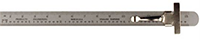 PEC 31-152-2, 6 Inch (in) Metric Equivalent Chart on Opposite Side Pocket Steel Ruler