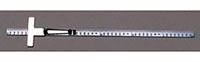 PEC Tool PS-735 6 Inch (in) Size Narrow Pocket Ruler with Clip