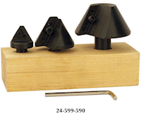 Precise Indexable Countersink Set with 60 Degree Angle Point Angle