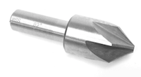 Precise 5/16 Inch (in) Size and 82 Degree Angle 6 Flute High Speed Steel Chatterless Countersink - 2