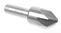 Precise 1/2 Inch (in) Size and 82 Degree Angle 6 Flute High Speed Steel Chatterless Countersink - 2