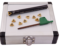 Precise 3/8 Inch (in) Internal Indexable Threading Tool Holder and Insert Kit - SIR0375H11 (2302-1250) - 2