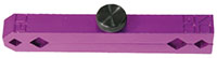 Accurate Purple Anodized Aluminum Pin Gage Handle