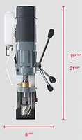 Euroboor 2 Speed Magnetic Drilling Machine (ECO.40-2) - 2