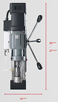 Euroboor 4-Speed Magnetic Drilling Machine (ECO.80-4) - 2