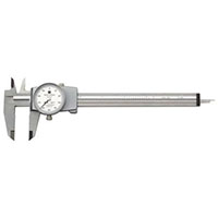 Brown & Sharpe White Face Dial Caliper (599-579-4)