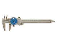 Mitutoyo Series 505 0 to 6 Inch (in) Blue Face Dial Caliper (505-742-51J)