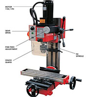 Precise Mini Milling and Drilling Machine (XJ-9510-1) - 2