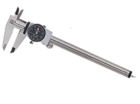 Brown & Sharpe 0 to 8 Inch (in) Black Face Dial Caliper (599-579-8-5-1) - 3