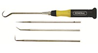 General 4 Piece Interchangeable Stainless Steel Probe Set