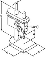 Chuck Spindle 19 Inch (in) Column Servo Standard Drill Press (7010-I) - 2