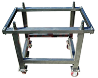 Precise 36 x 48 Inch (in) Size for Granite Surface Plates Heavy-Duty Steel Stand with Roller (STC-300)