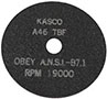 Made in USA 1-1/4 Inch (in) Hole Size 8732 Revolutions per Minute (rpm) Maximum Speed Aluminum Oxide Cut-Off Wheel (6552459)