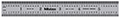 Mitutoyo 182-105 150 Millimeter (mm), 6 Inch (in) Wide Rigid Steel Ruler