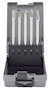 Astro 5 Piece Long Double Cut Carbide Burr 4.5 Inch (in) Tap, Die, and Drill Set