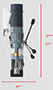 Euroboor 2 Speed Magnetic Drilling Machine (ECO.40-2) - 2
