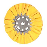 Divine Brothers Co. 8 Inch (in) Diameter and 1/2 Inch (in) Thickness Ventilated Bias Cut Unmounted Buffing Wheel (00536359)
