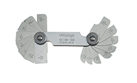 Mitutoyo 1/32 to 17/64 Inch (in) Range Profile Gage (186-103)