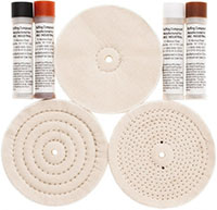 Value Collection 6 Inch (in) Diameter Loose Cushion Sewn Buffing Wheel (66998329)