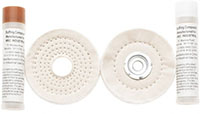 Value Collection 4 Inch (in) Diameter Cushion Spiral Sewn Buffing Wheel (66998428)