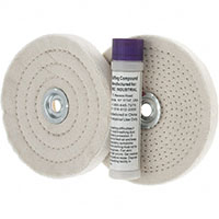 Value Collection 6 Inch (in) Diameter Cushion Spiral Sewn Buffing Wheel (66998451)