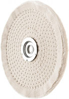 Value Collection 6 Inch (in) Diameter and 1/4 Inch (in) Thickness Hard Density Unmounted Buffing Polishing Wheel (66998808)