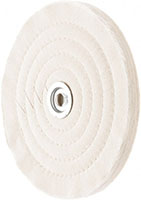 Value Collection 8 Inch (in) Diameter and 1/2 Inch (in) Thickness Medium Density Unmounted Buffing Polishing Wheel (66998949)