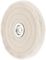 Value Collection 6 Inch (in) Diameter and 1/2 Inch (in) Thickness Medium Density Unmounted Buffing Polishing Wheel (66998956)