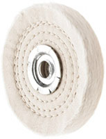 Value Collection 4 Inch (in) Diameter and 1/2 Inch (in) Thickness Hard Density Unmounted Buffing Polishing Wheel (66999327)