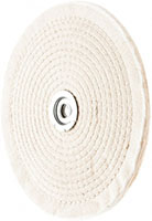 Value Collection 8 Inch (in) Diameter and 1/4 Inch (in) Thickness Hard Density Unmounted Buffing Polishing Wheel (66999343)