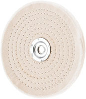 Value Collection 6 Inch (in) Diameter and 1/4 Inch (in) Thickness Hard Density Unmounted Buffing Polishing Wheel (66999350)