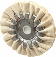 4 Inch (in) Diameter and 1/2 Inch (in) Thickness Bias Cut Unmounted Buffing Wheel (77750339)
