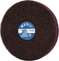 Merit Abrasives 5 Inch (in) Diameter Medium Mounted Scrubber Buffing Wheel (84525401)