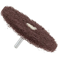 Merit Abrasives 4 Inch (in) Diameter Medium Mounted Scrubber Buffing Wheel (84525419)